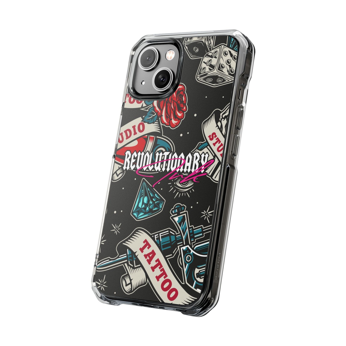 Tattoo Studio Rebel Magnetic Clear Impact Cases