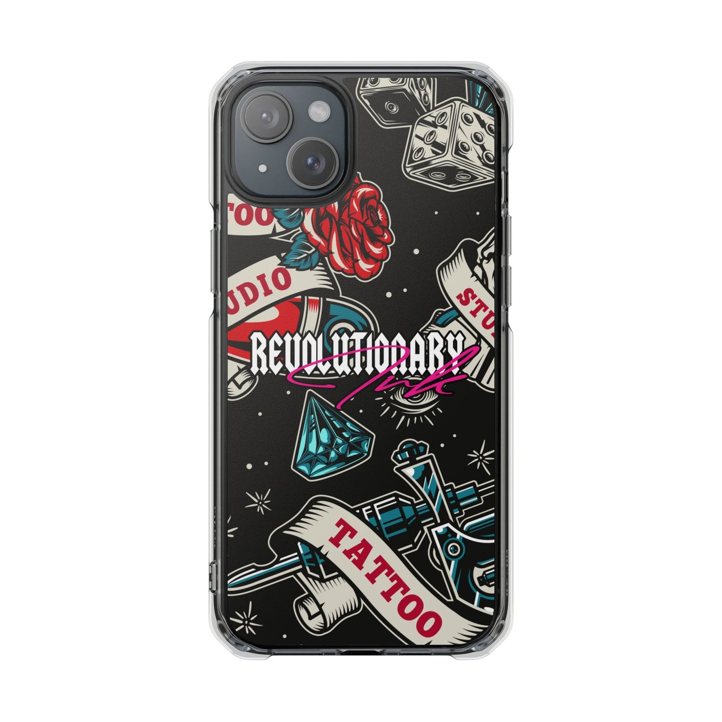 Tattoo Studio Rebel Magnetic Clear Impact Cases