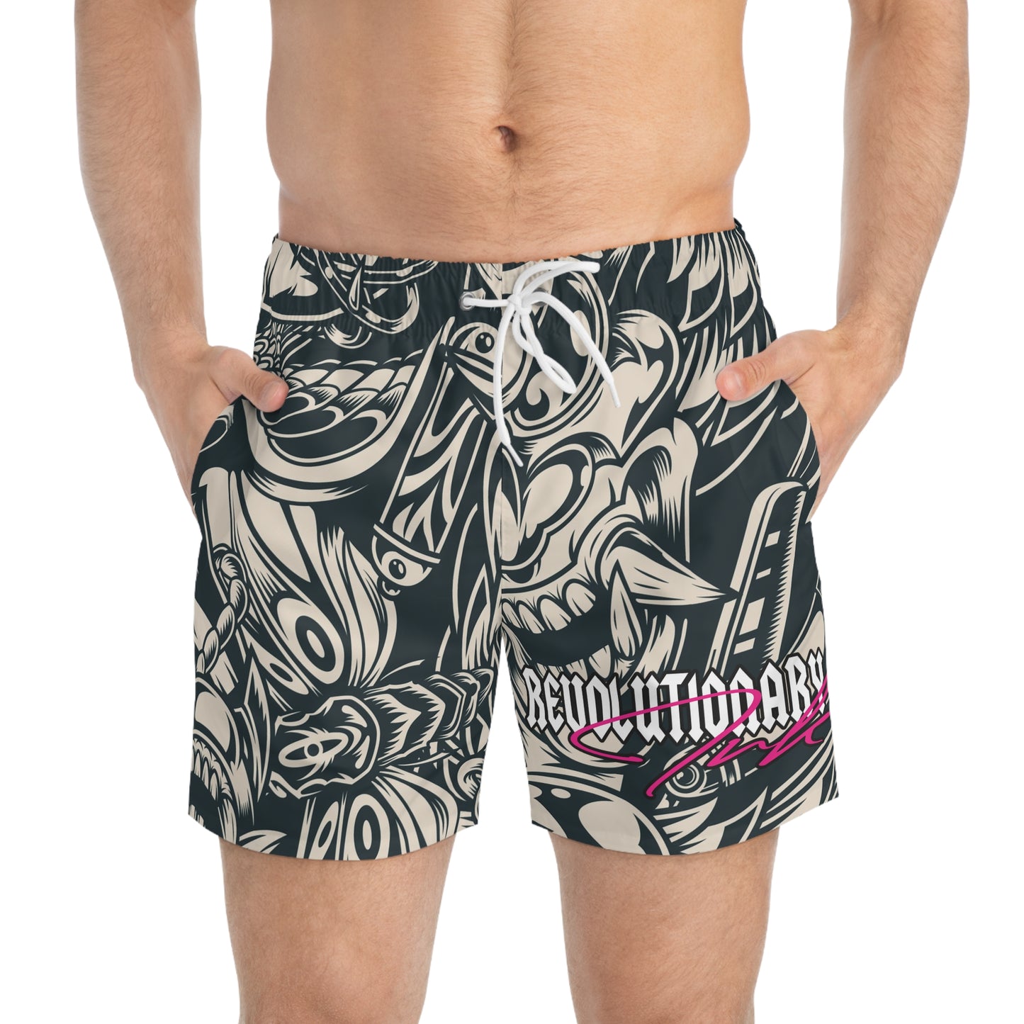 Inked Rebellion: Swim Trunks