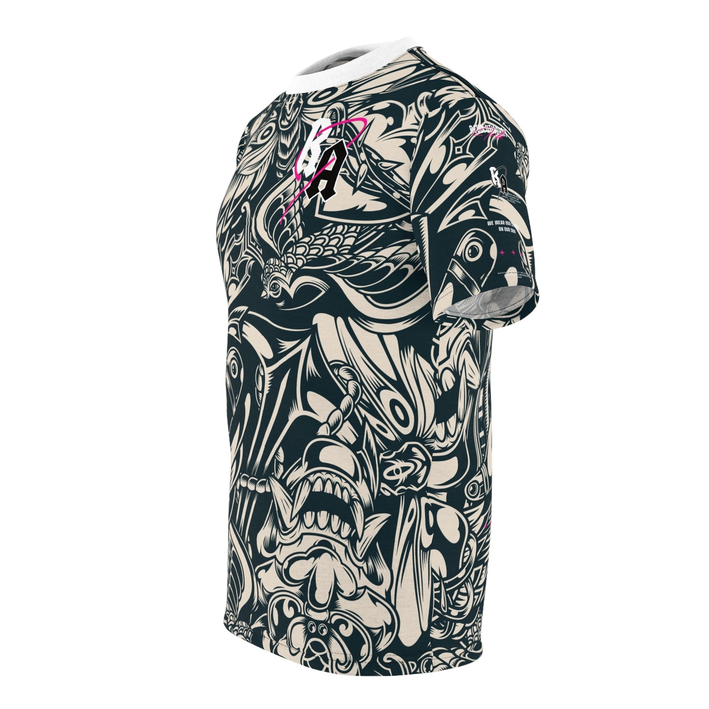Inked Rebellion: Unisex Cut & Sew Tee