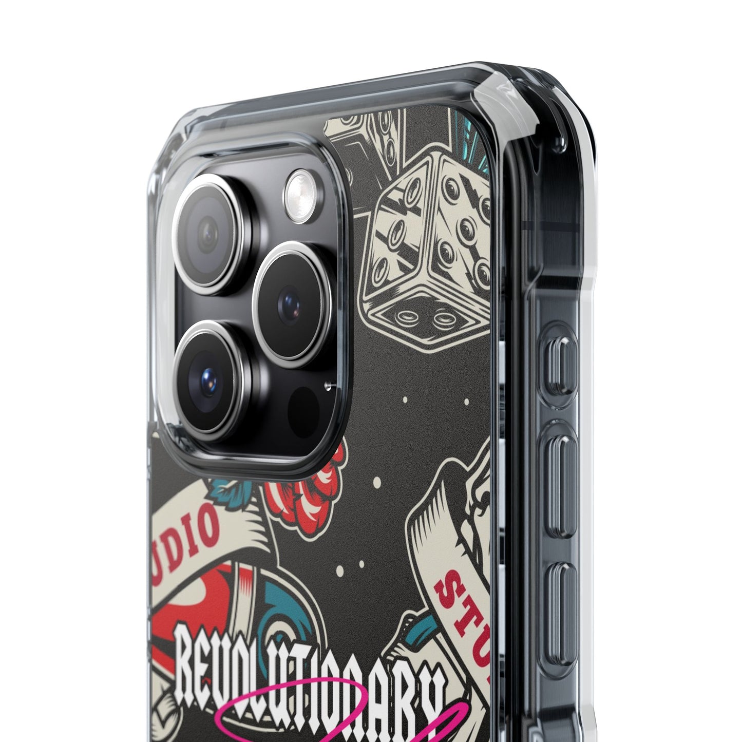 Tattoo Studio Rebel Magnetic Clear Impact Cases