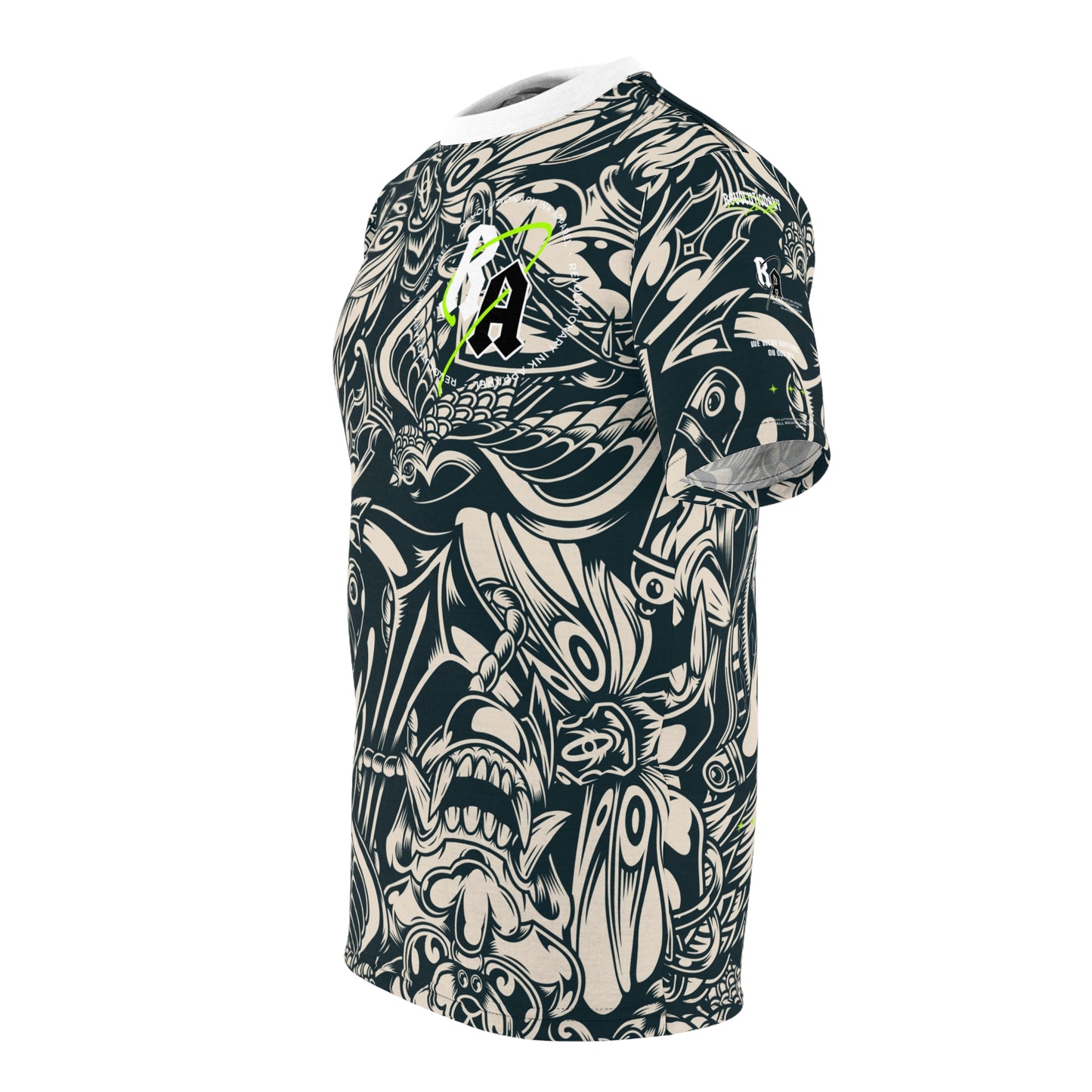 Inked Rebellion: Unisex Cut & Sew Tee