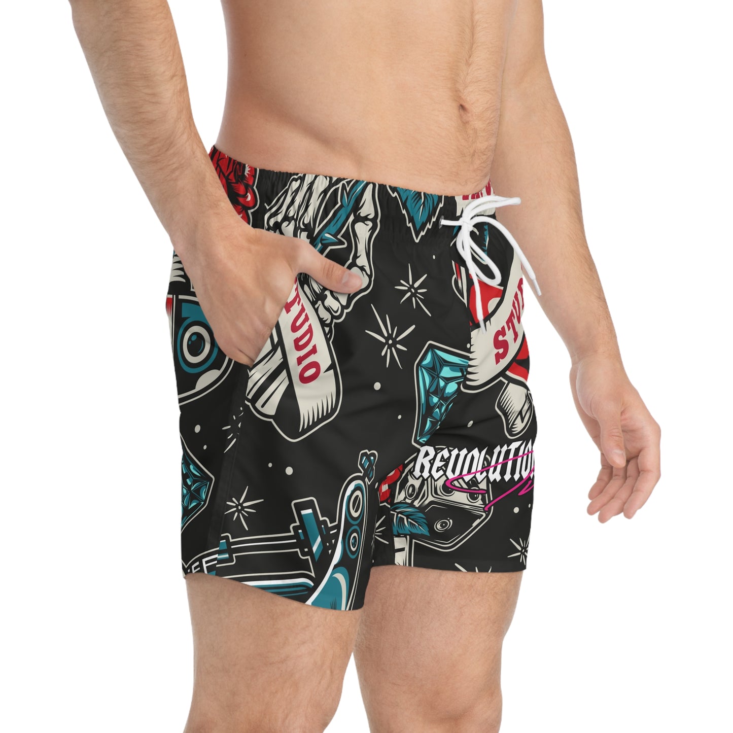 Tattoo Studio Rebel: Swim Trunks
