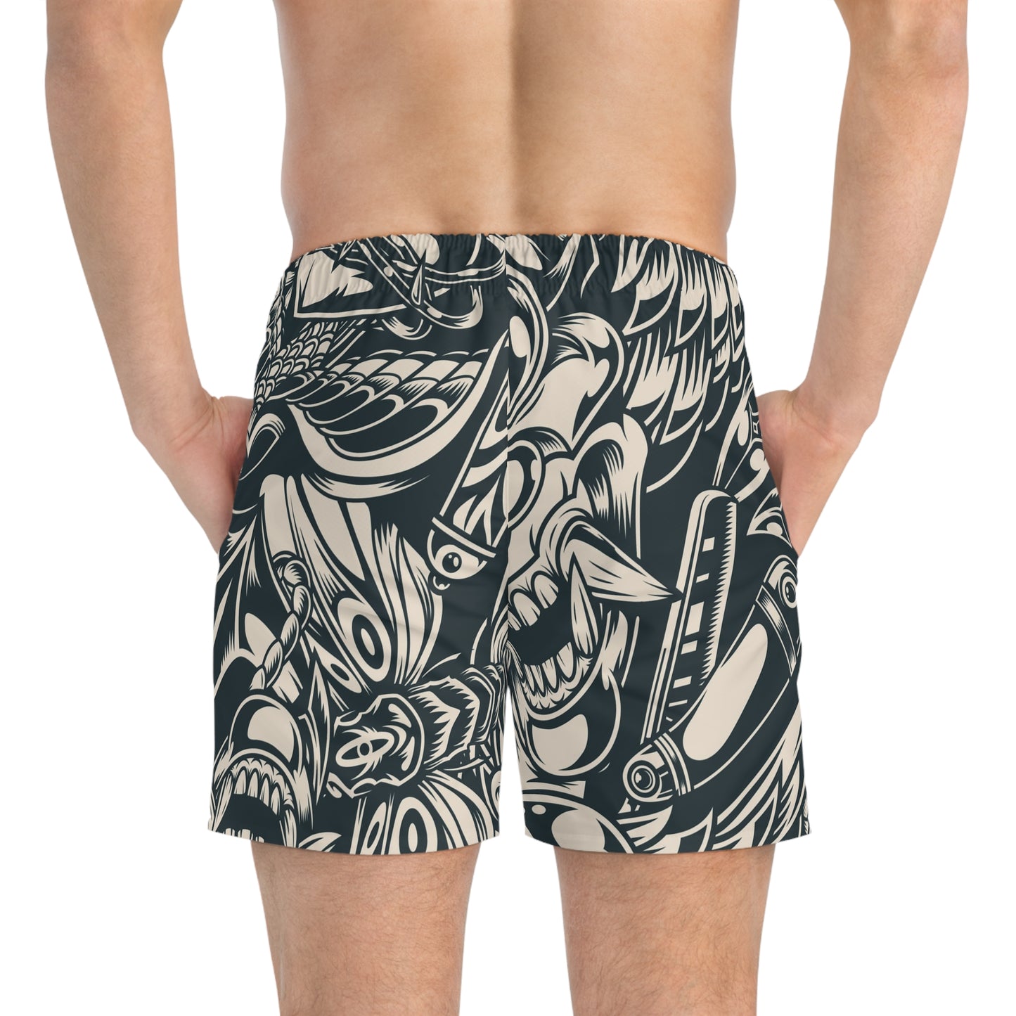 Inked Rebellion: Swim Trunks