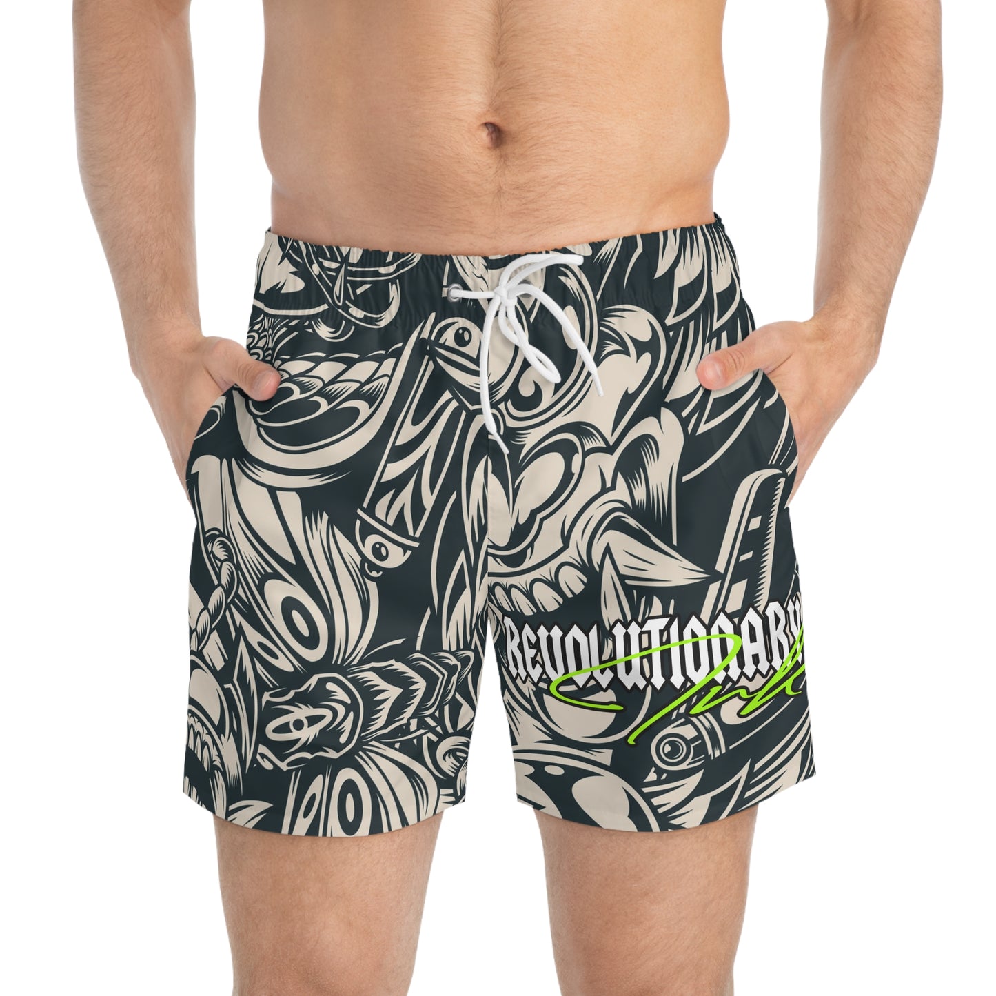 Inked Rebellion: Swim Trunks
