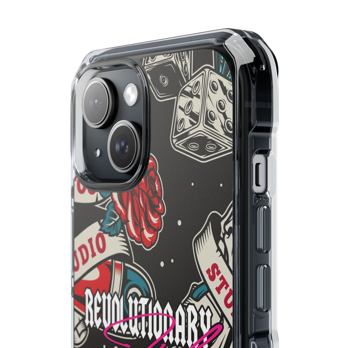 Tattoo Studio Rebel Magnetic Clear Impact Cases