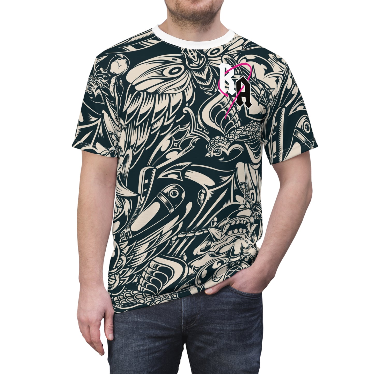 Inked Rebellion: Unisex Cut & Sew Tee
