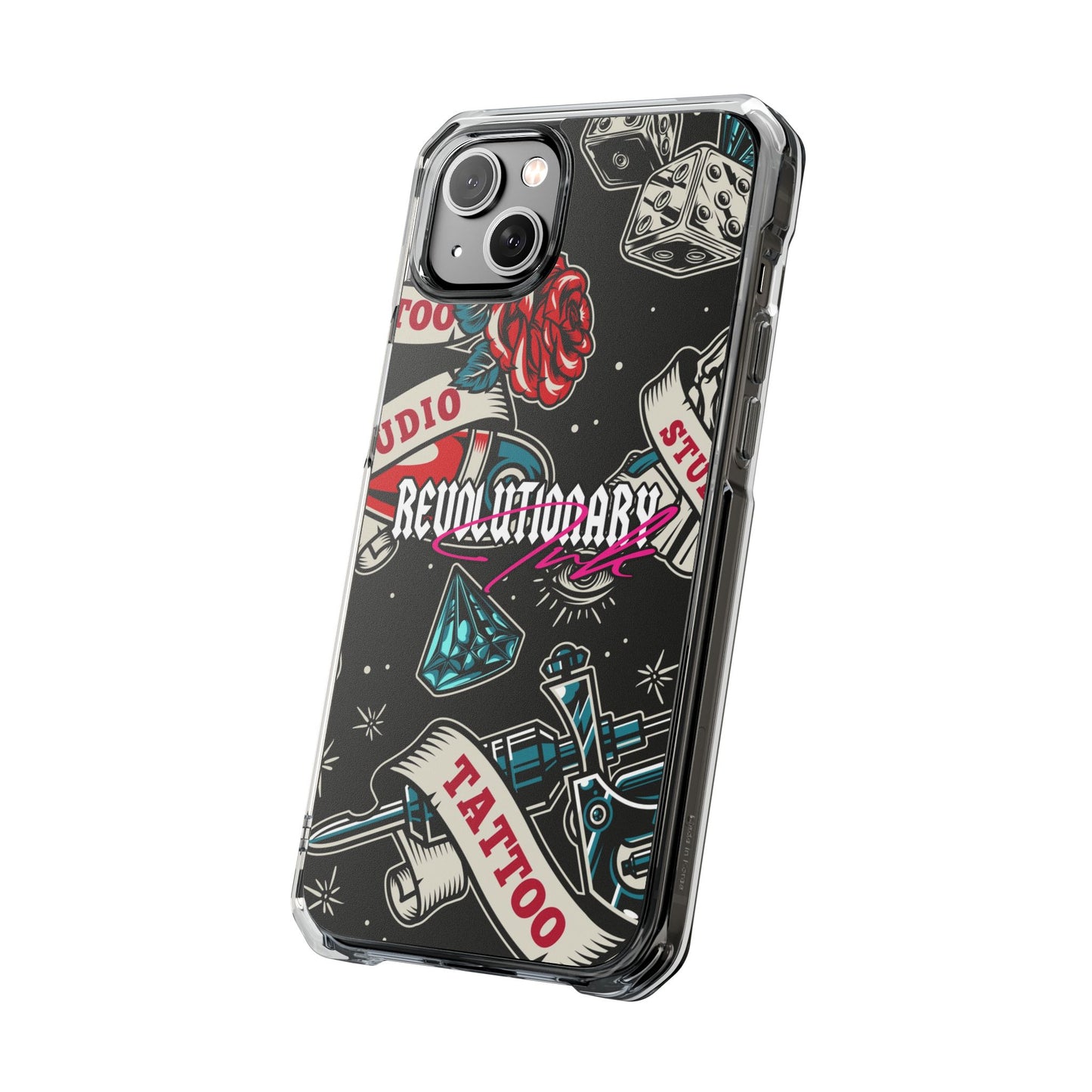 Tattoo Studio Rebel Magnetic Clear Impact Cases