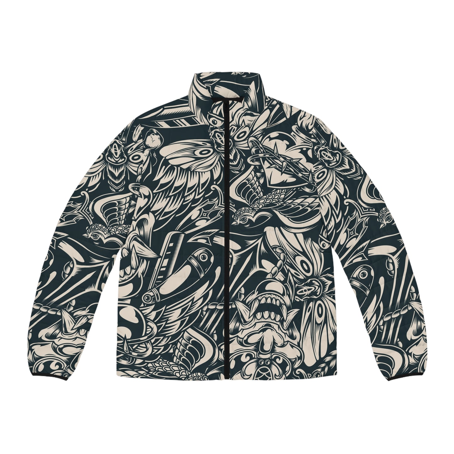 Inked Rebellion Men's Puffer Jacket