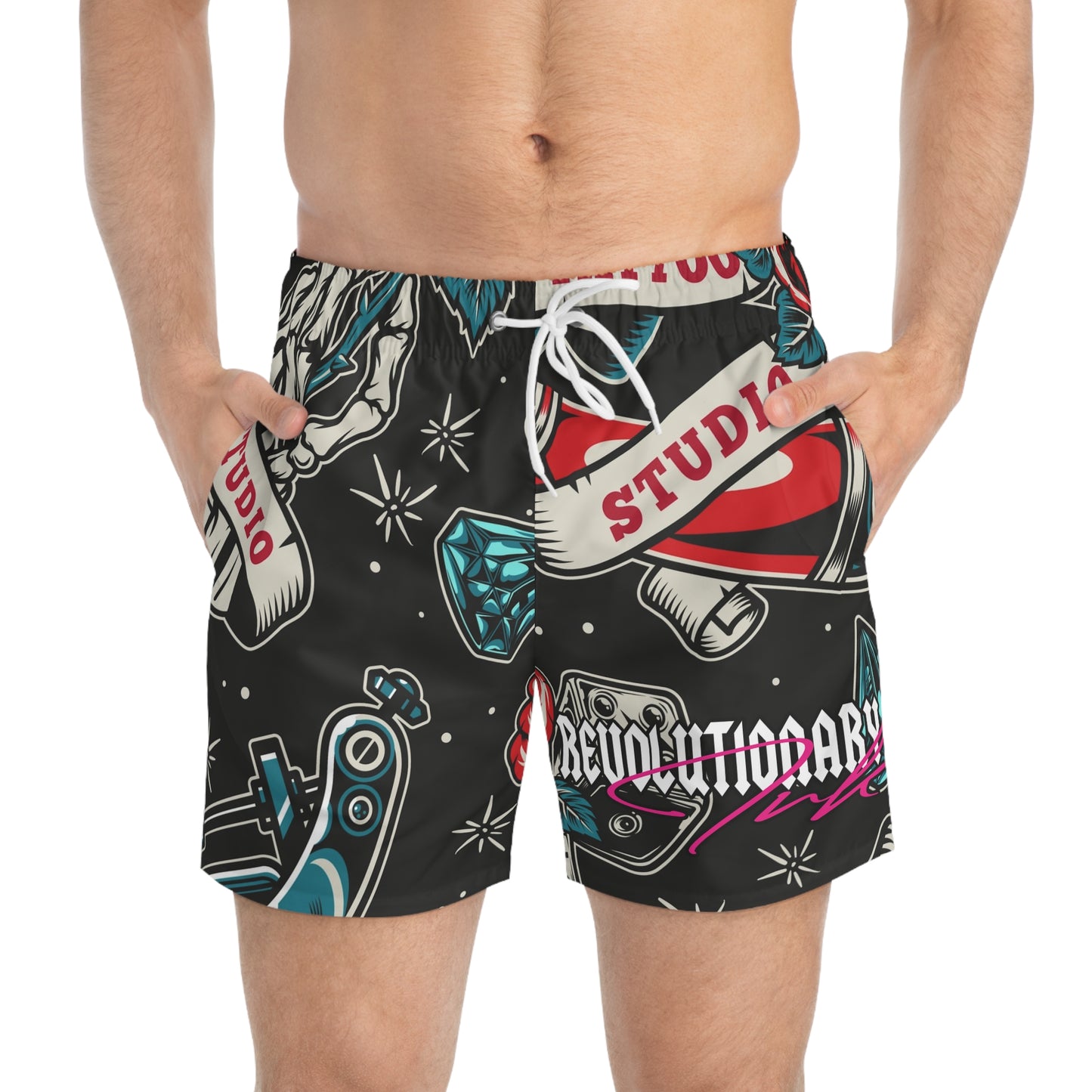 Tattoo Studio Rebel: Swim Trunks