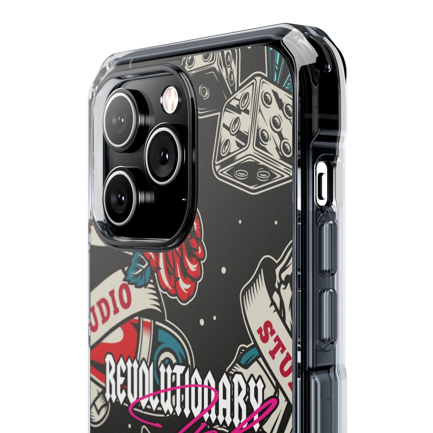 Tattoo Studio Rebel Magnetic Clear Impact Cases
