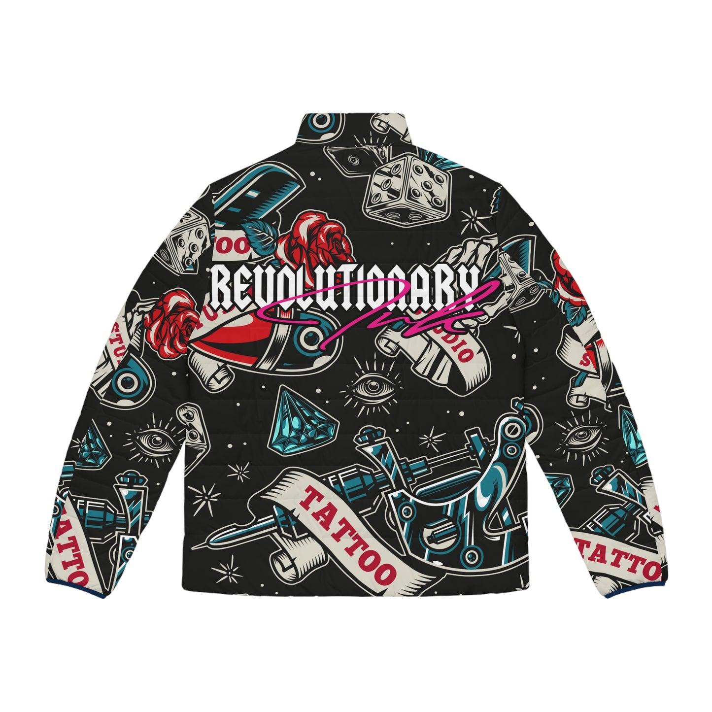 Revolutionary Ink: Men's Puffer Jacket