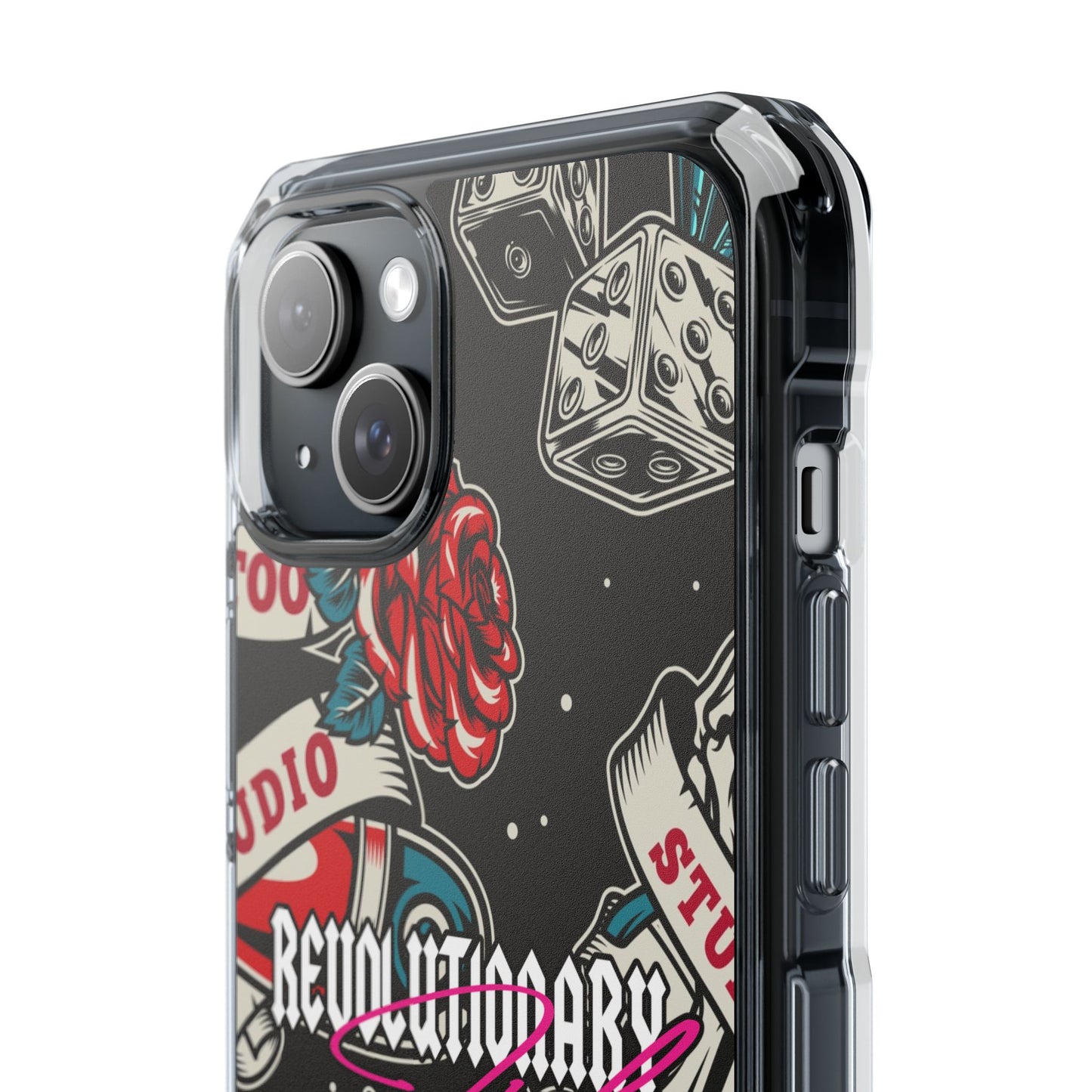 Tattoo Studio Rebel Magnetic Clear Impact Cases