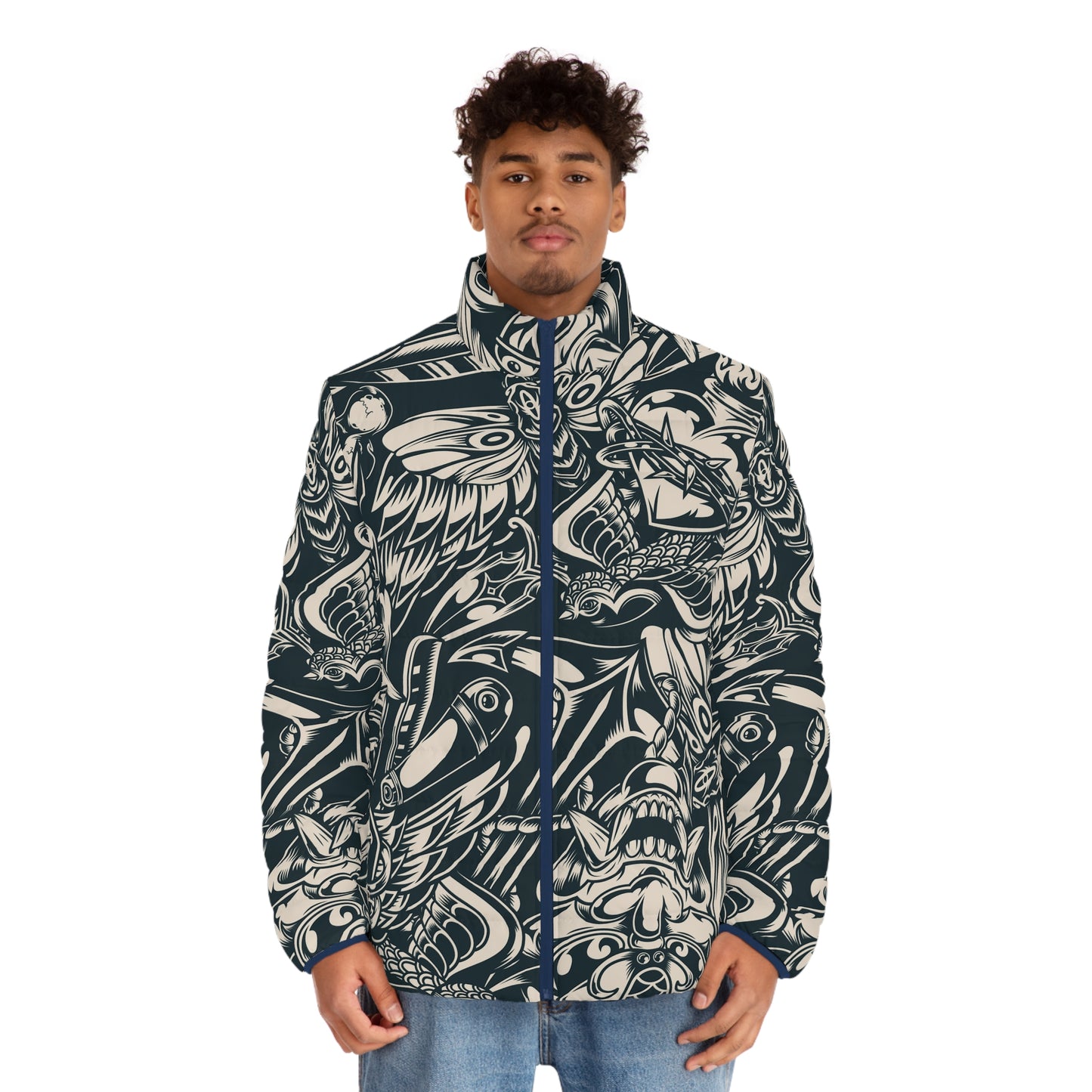 Inked Rebellion Men's Puffer Jacket