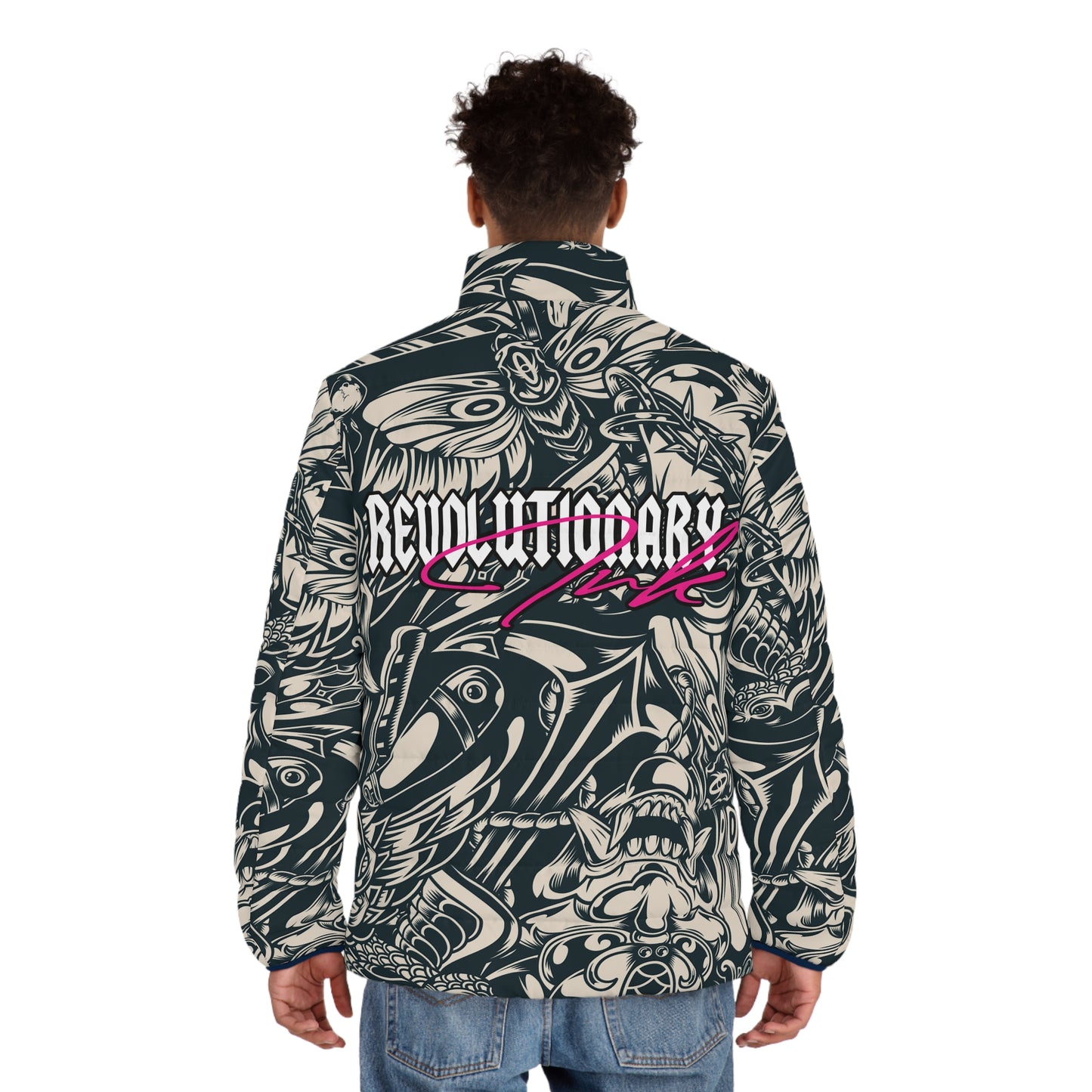 Inked Rebellion Men's Puffer Jacket