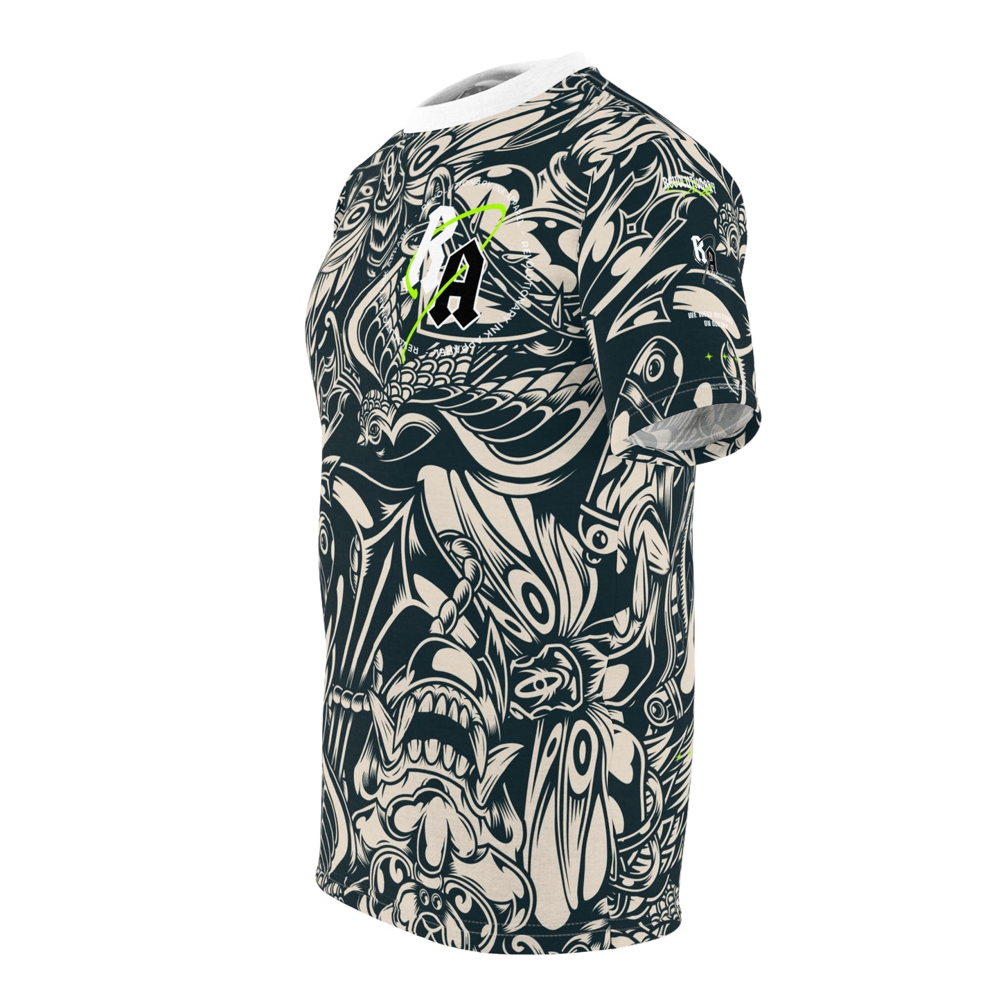 Inked Rebellion: Unisex Cut & Sew Tee
