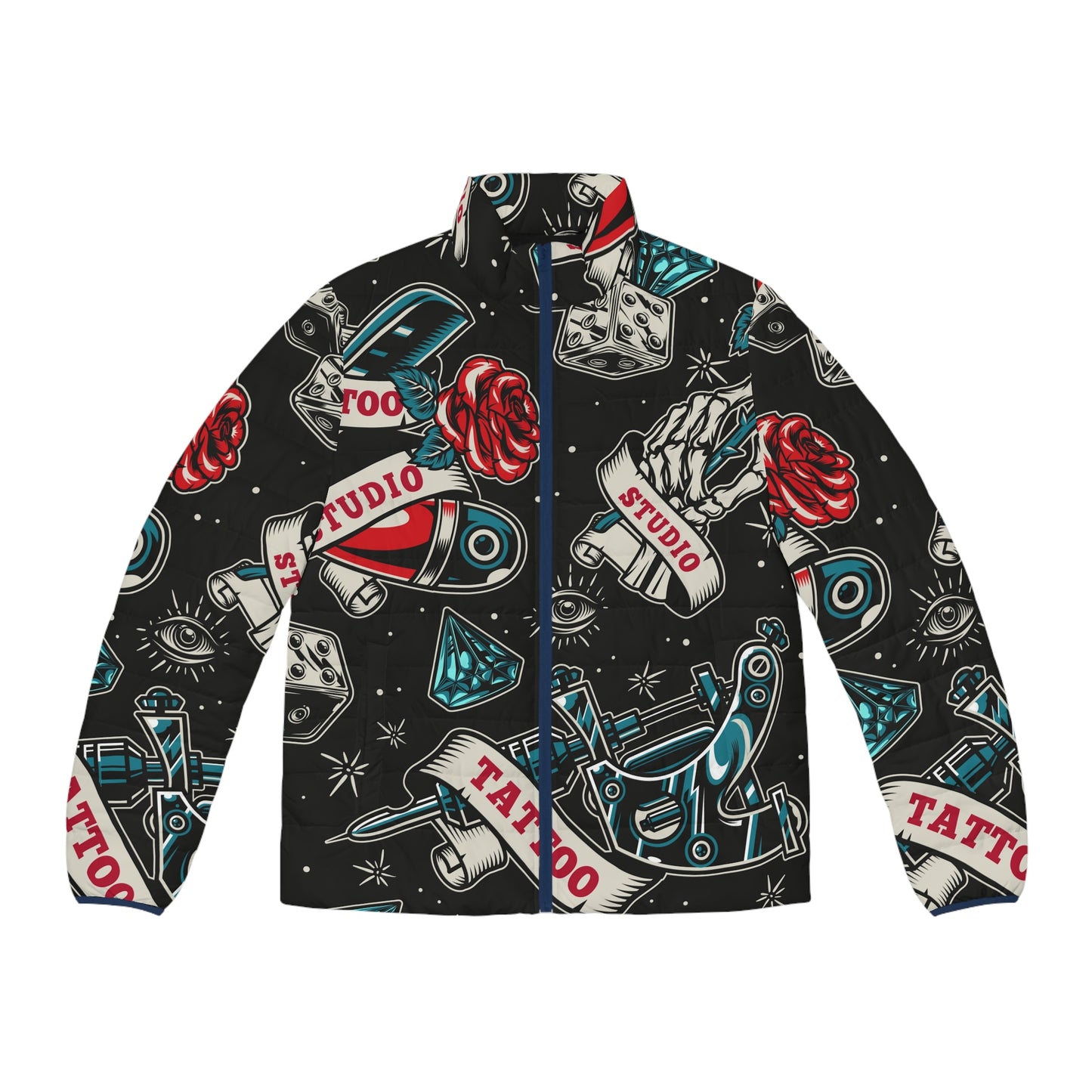 Revolutionary Ink: Men's Puffer Jacket