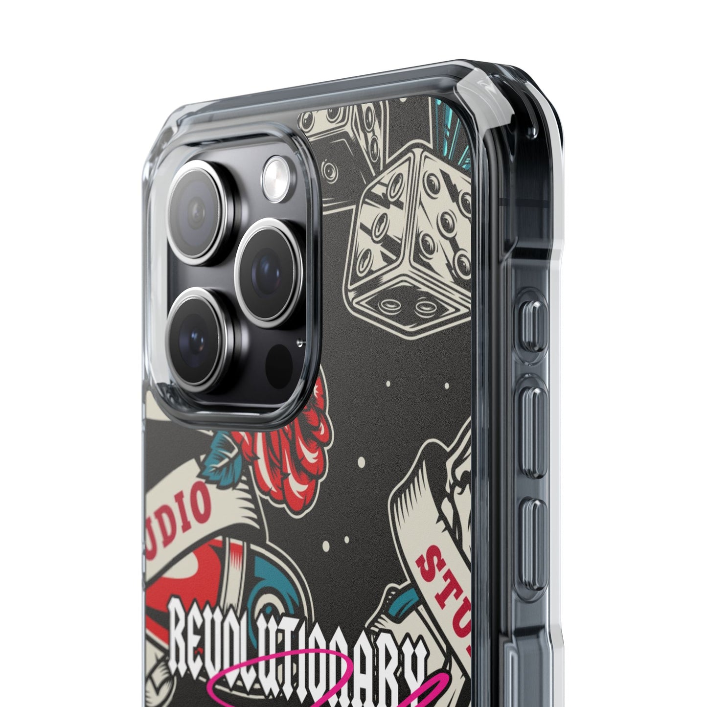 Tattoo Studio Rebel Magnetic Clear Impact Cases