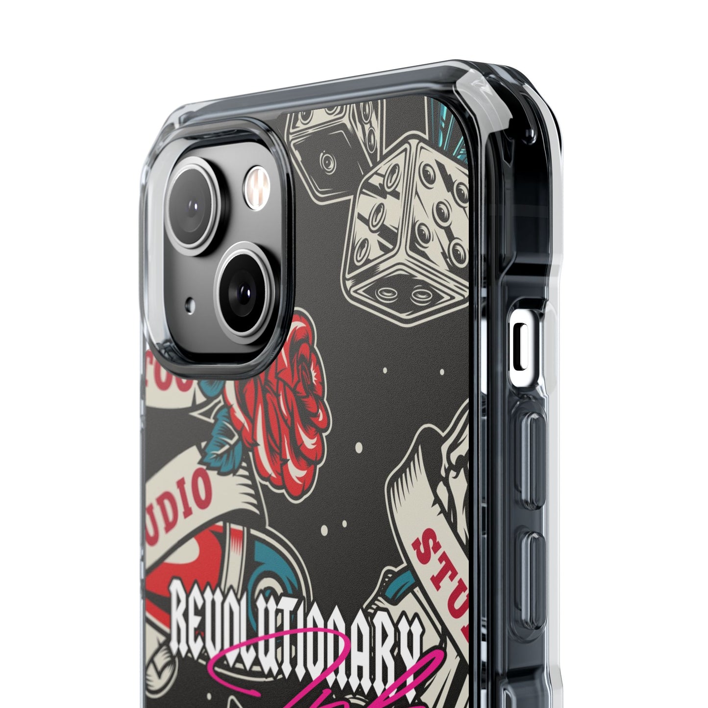 Tattoo Studio Rebel Magnetic Clear Impact Cases