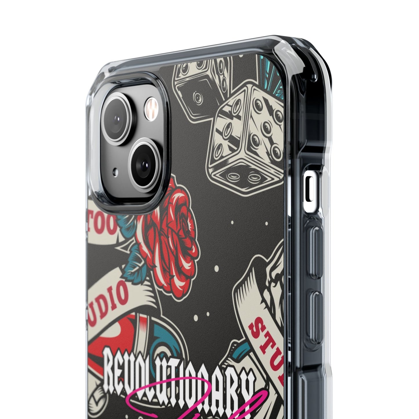 Tattoo Studio Rebel Magnetic Clear Impact Cases