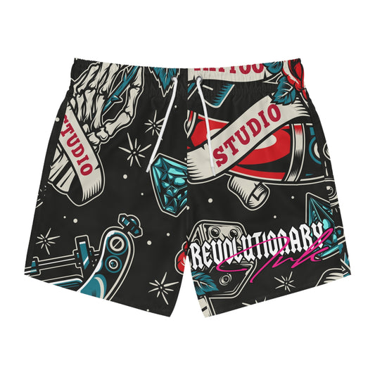 Tattoo Studio Rebel: Swim Trunks