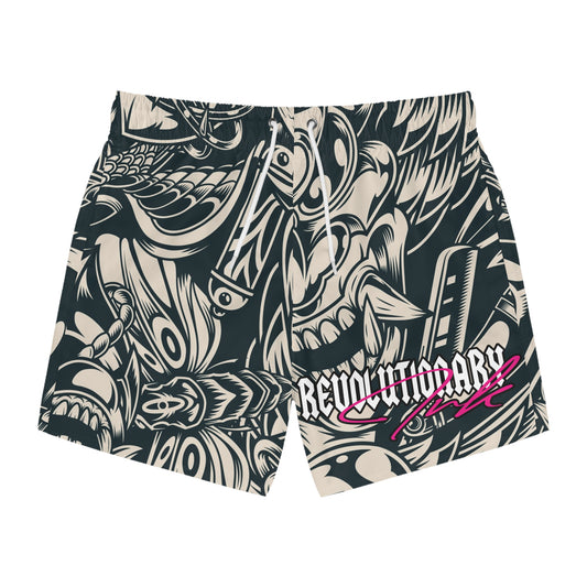 Inked Rebellion: Swim Trunks