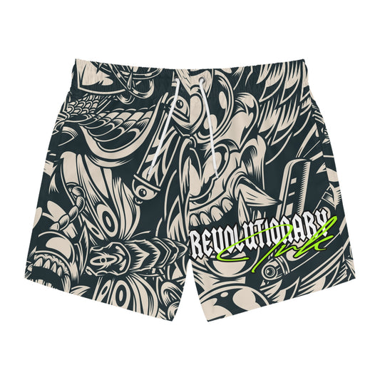 Inked Rebellion: Swim Trunks